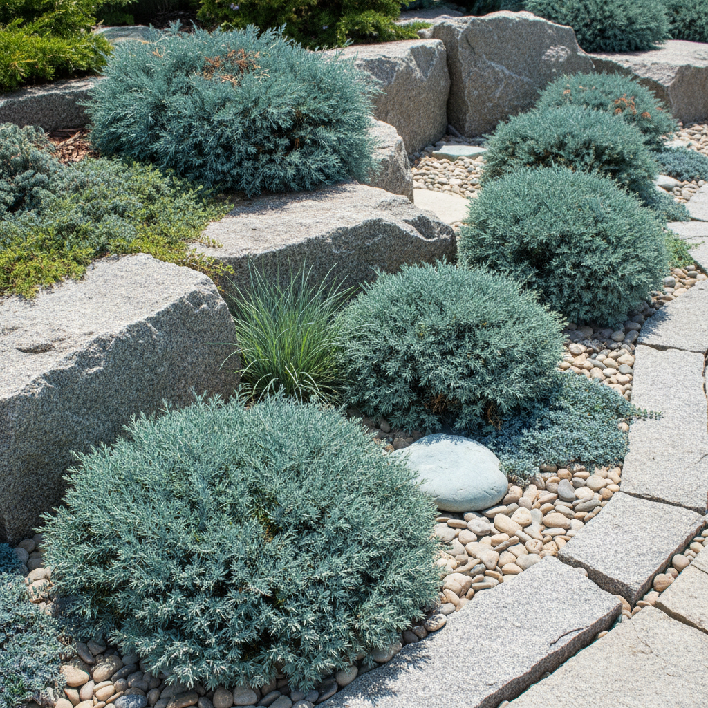 Compact Dwarf Blue Foliage Evergreen Shrub Seeds for Planting