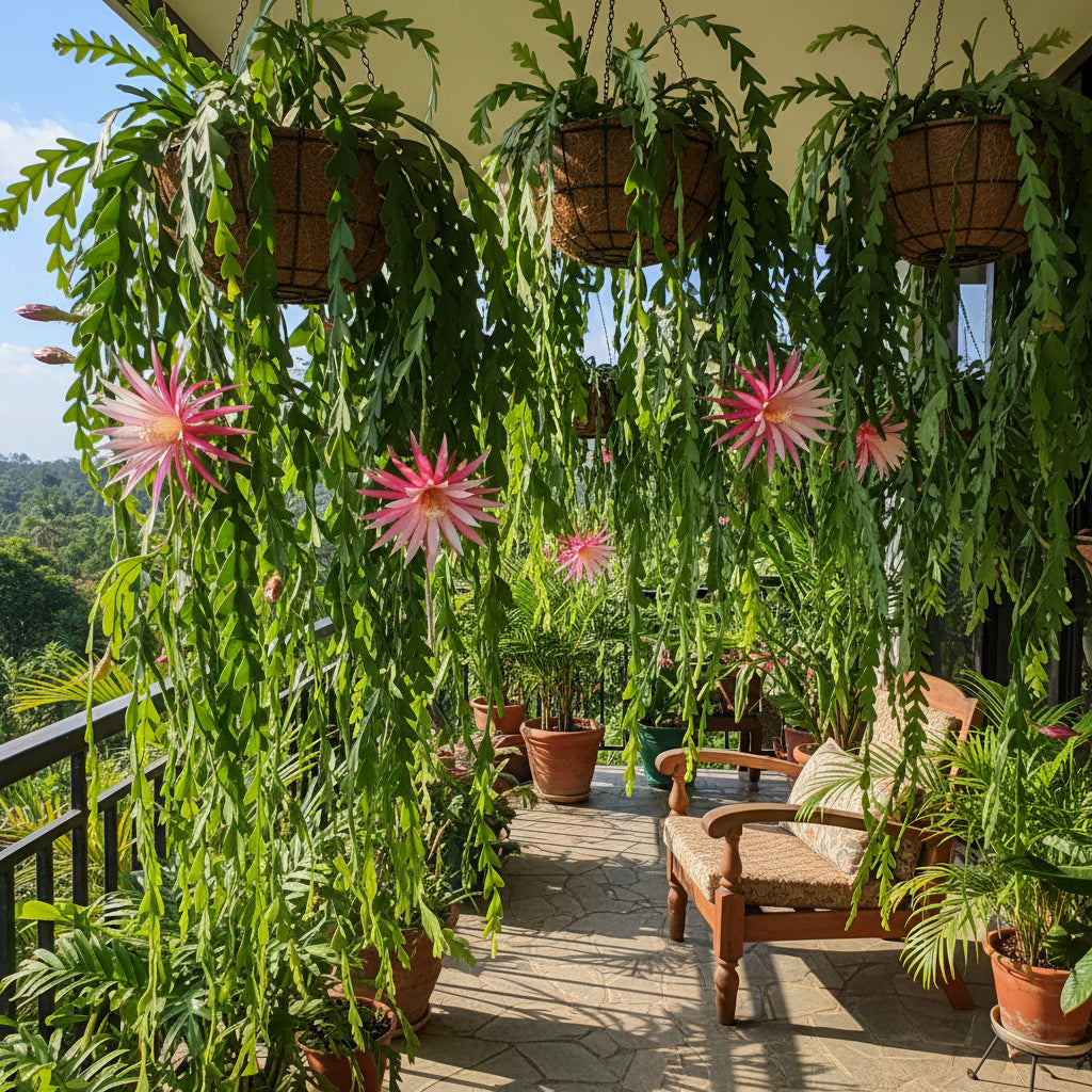 Fishbone Cactus Seeds – Epiphyllum Anguliger Unique Zigzag Hanging Plant