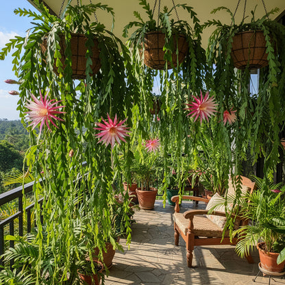 Fishbone Cactus Seeds – Epiphyllum Anguliger Unique Zigzag Hanging Plant