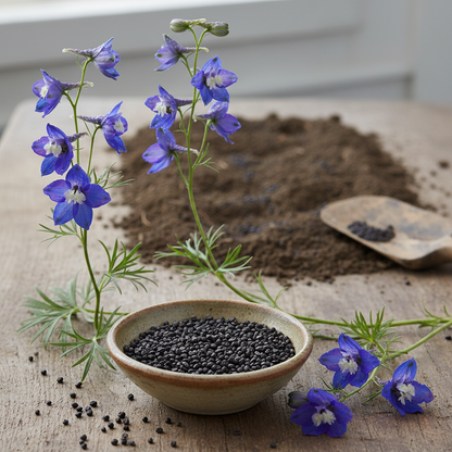 Delphinium Novo Mexicanum Flower Seeds for Garden Planting