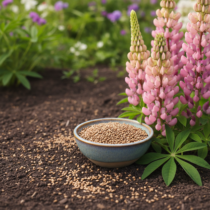 Lupinus Russellii My Castle Flower Seeds - Lupin Flower Seeds for Garden