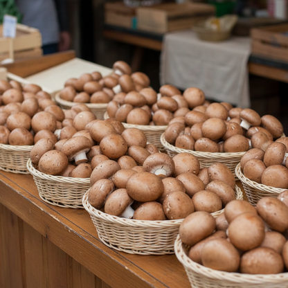 Brown Button Mushroom Seeds for Planting – Home Cultivation