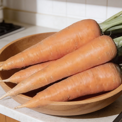 Scarlet Nantes Carrot Seeds - Heirloom Sweet Crisp Carrot Seeds for Home Garden