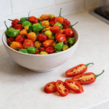 Habanero Chilli Mixed Seeds for Planting – Spicy Pepper Seeds for Garden