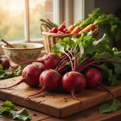 Premium Red Beet Seeds – Vibrant Root Vegetable Seeds for Garden & Kitchen