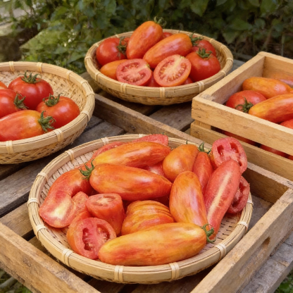 Dwarf Tomato Pepper Like Stripe Seeds for Planting – Striped Heirloom Tomato for Home Gardening