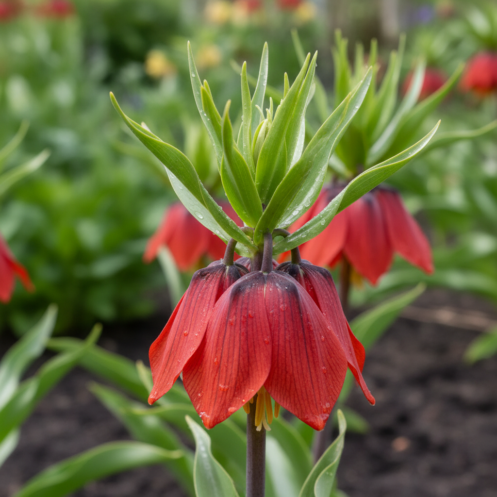 Fritillaria Imperialis Rubra Flower Seeds - Crown Imperial Flower Seeds for Garden