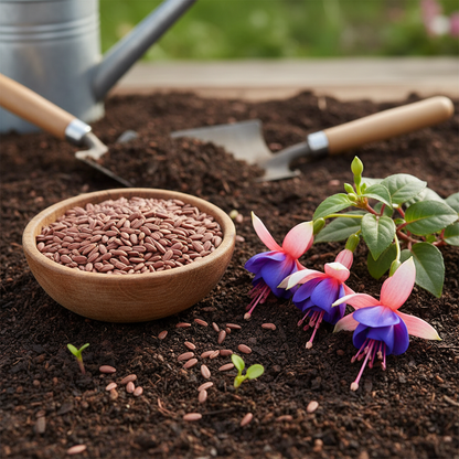 Blue Fuchsia Flower Seeds – Exotic Ornamental Garden Blooms