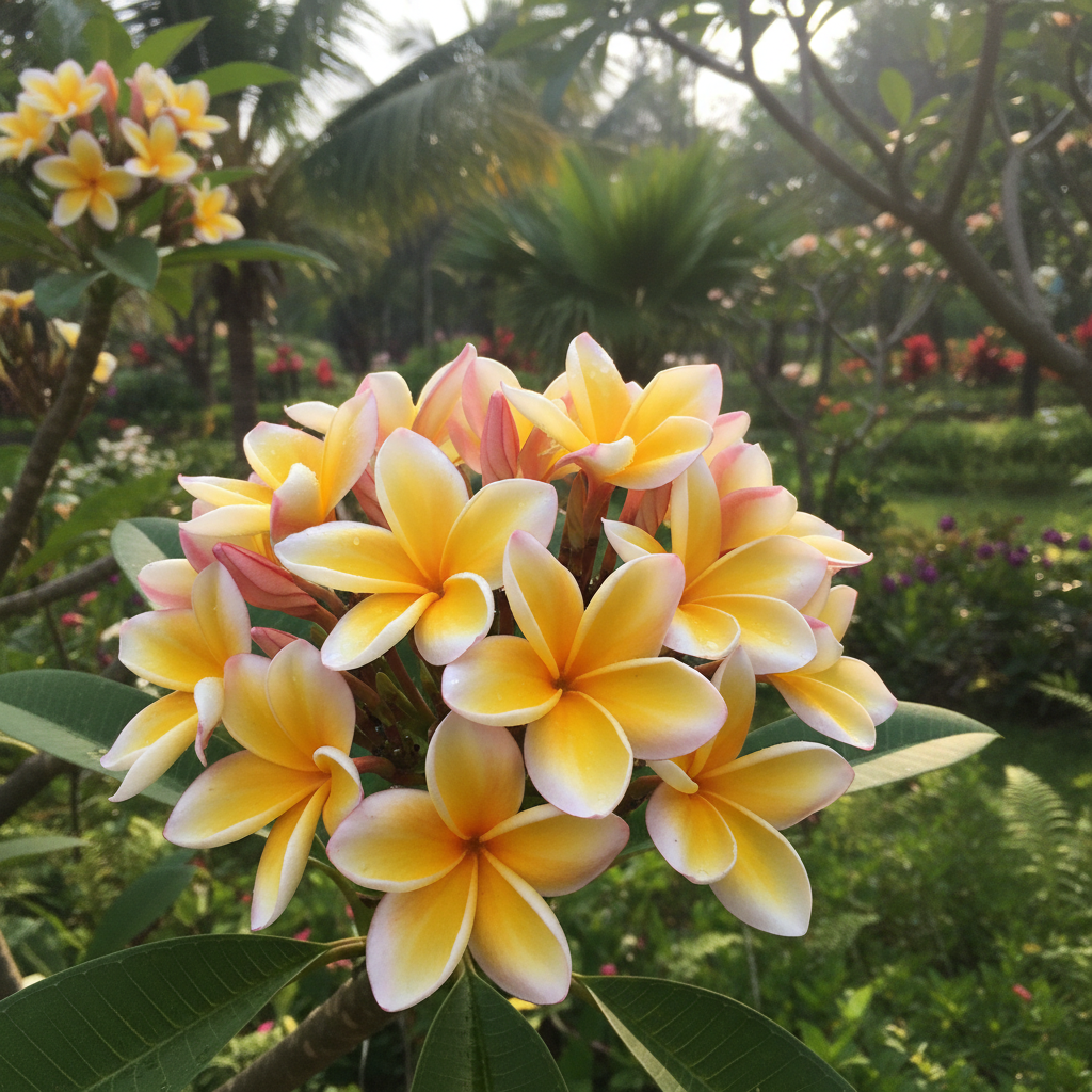 Champa Flower Seeds – Plumeria Frangipani for Planting