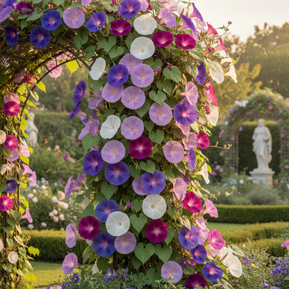 Ipomoea Purpurea Lazy Luxe Mixed Flower Seeds for Planting