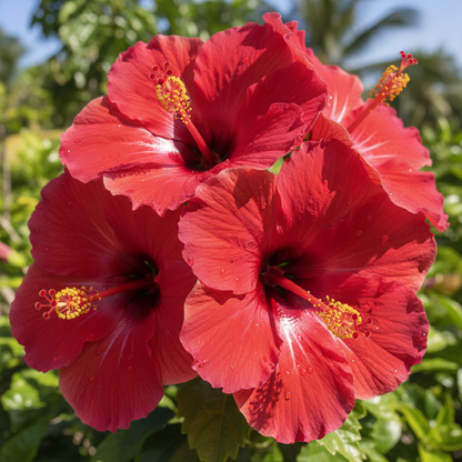Red Dinner Plate Hibiscus Flower Seeds - Hibiscus Flower Seeds for Garden