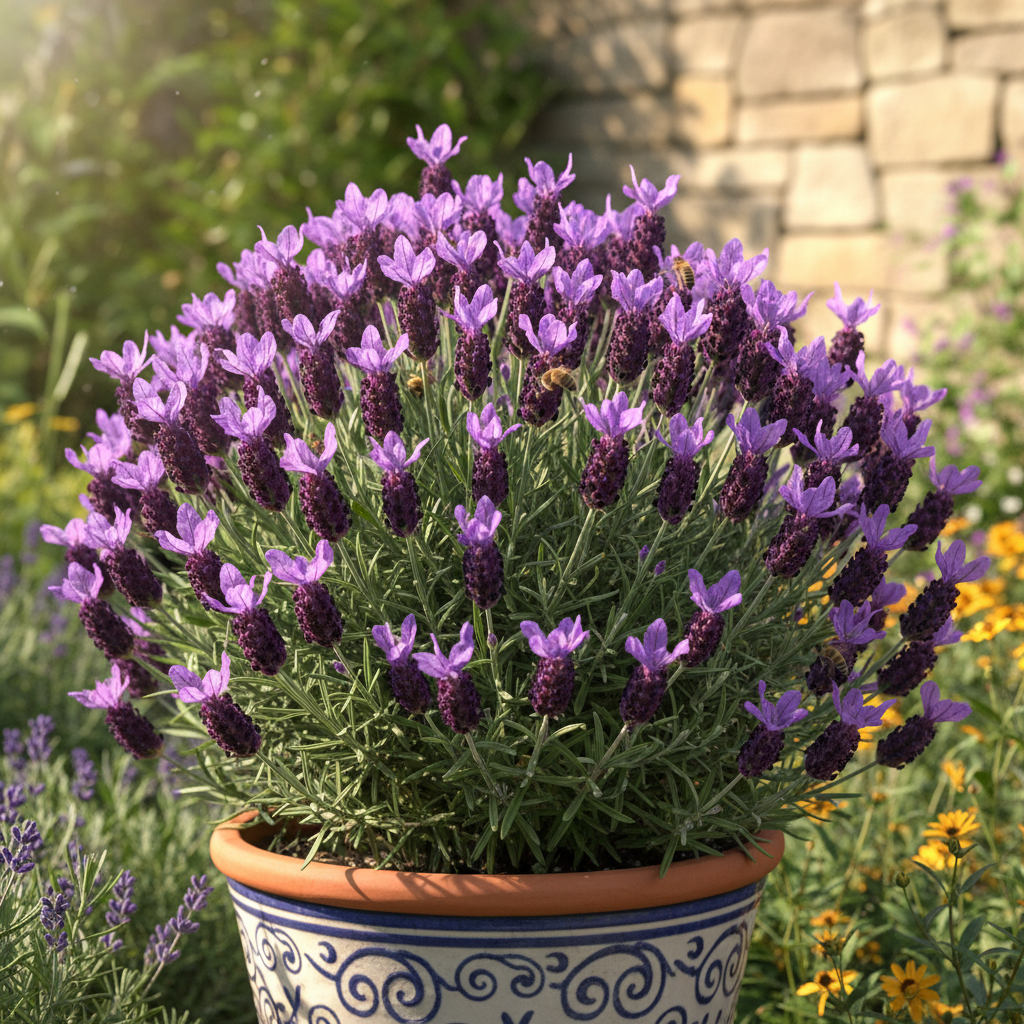 Spanish Lavender Seeds for Planting – Fragrant Perennial Herb for Garden & Pots
