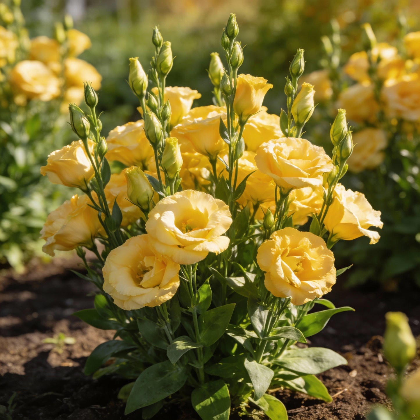 Lisianthus Rosita 2 Yellow Seeds for Gardens and Bouquets