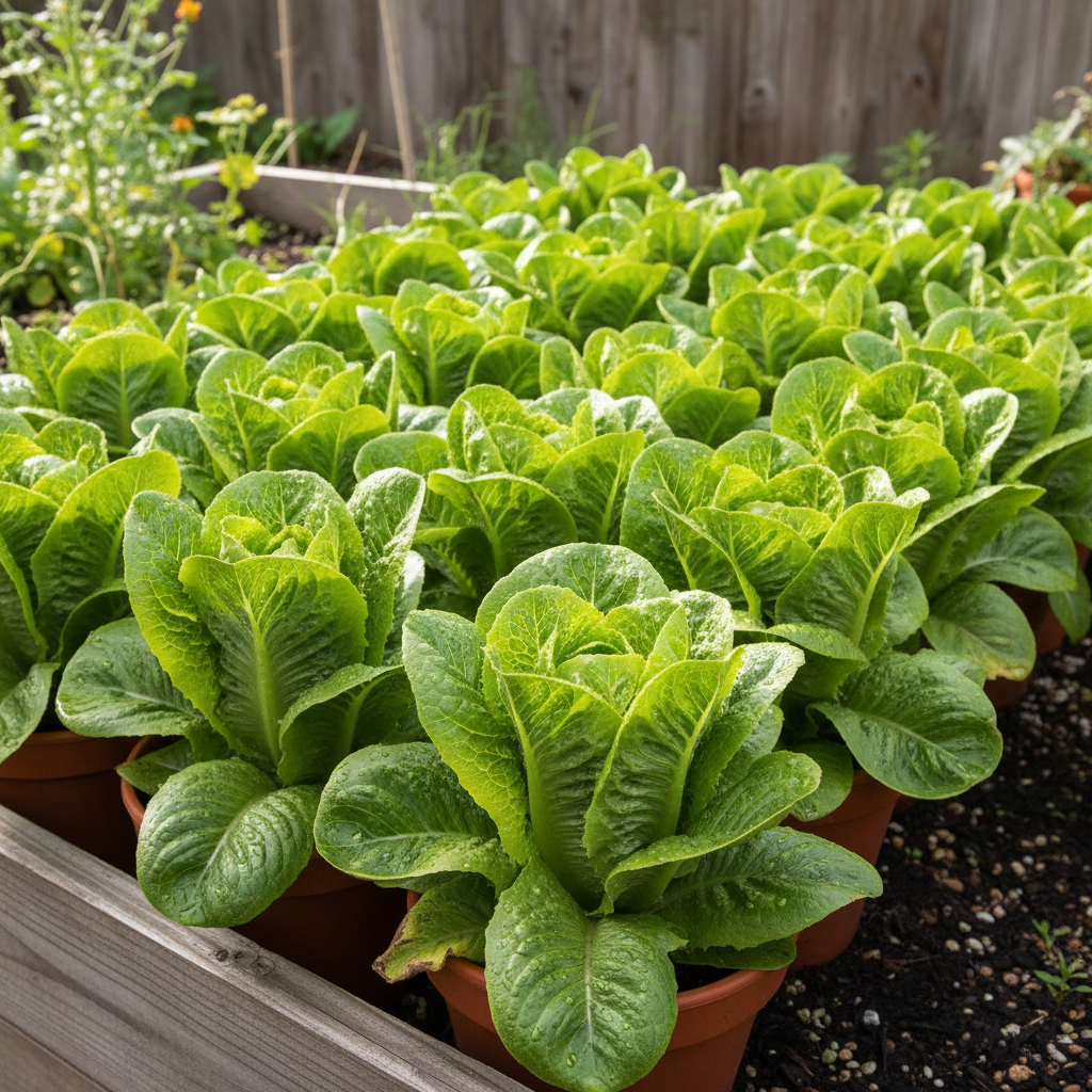 Lettuce Little Gem Seeds – High-Yield Non-GMO Leafy Greens