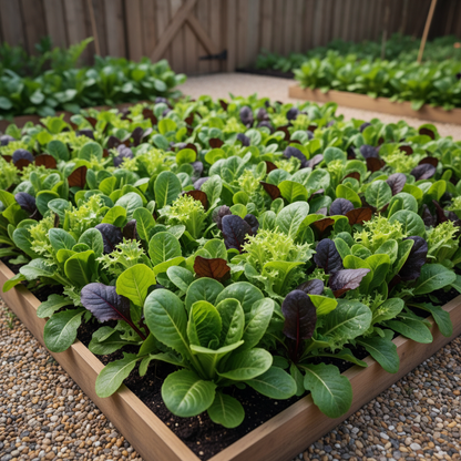 Salad Leaves Mesclun Mixed Seeds – Diverse & Nutritious Fresh Leaf Blend