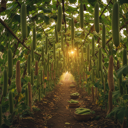 Superior Sprouts Luffa Seeds – High Germination Sponge Gourd Seeds