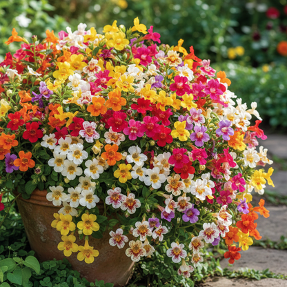 Mixed Mimulus Flower Seeds for Garden and Pots
