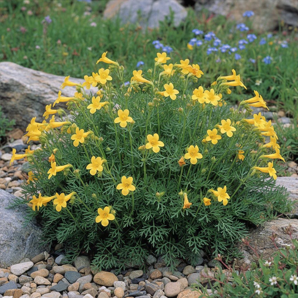 Polemonium Pauciflorum Sulphur Trumpets Seeds for Garden Planting