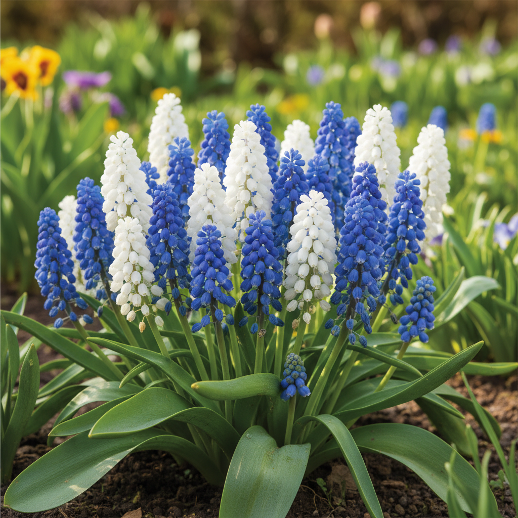 Pseudomuscari Azureum Alba Flower Seeds for Garden Planting