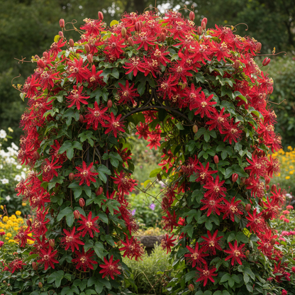 Red Passiflora Flower Seeds for Vibrant Climbing Blooms