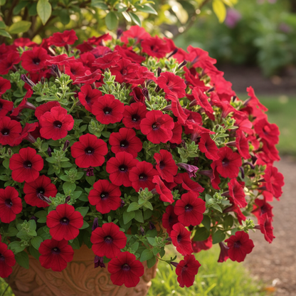Red Petunia Flower Seeds for Garden and Pots