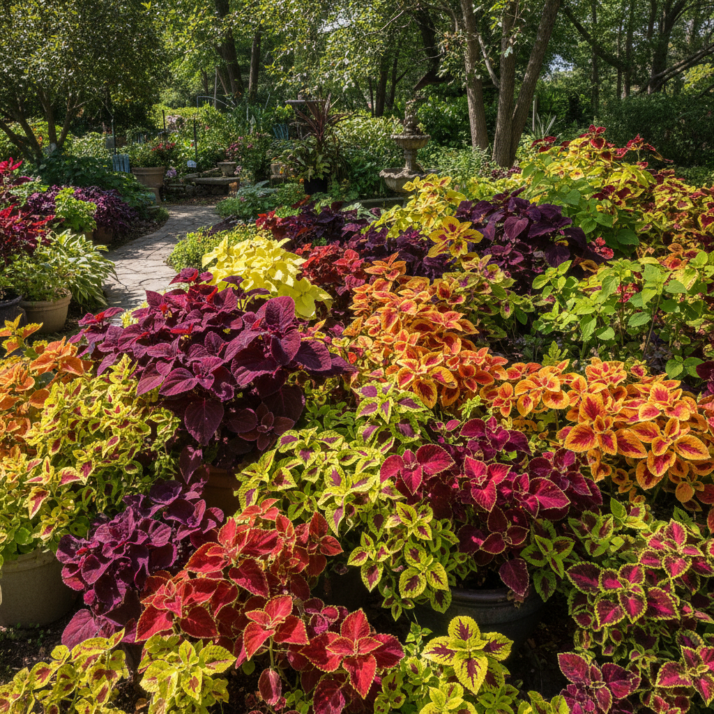 Colorful Plectranthus Coleus Flower Seeds for Garden Planting