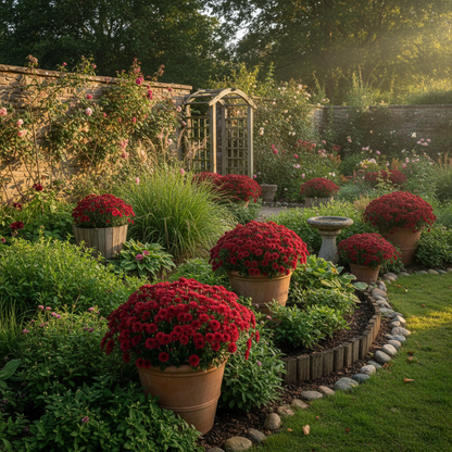 Dark Red Chrysanthemum Flower Seeds for Planting