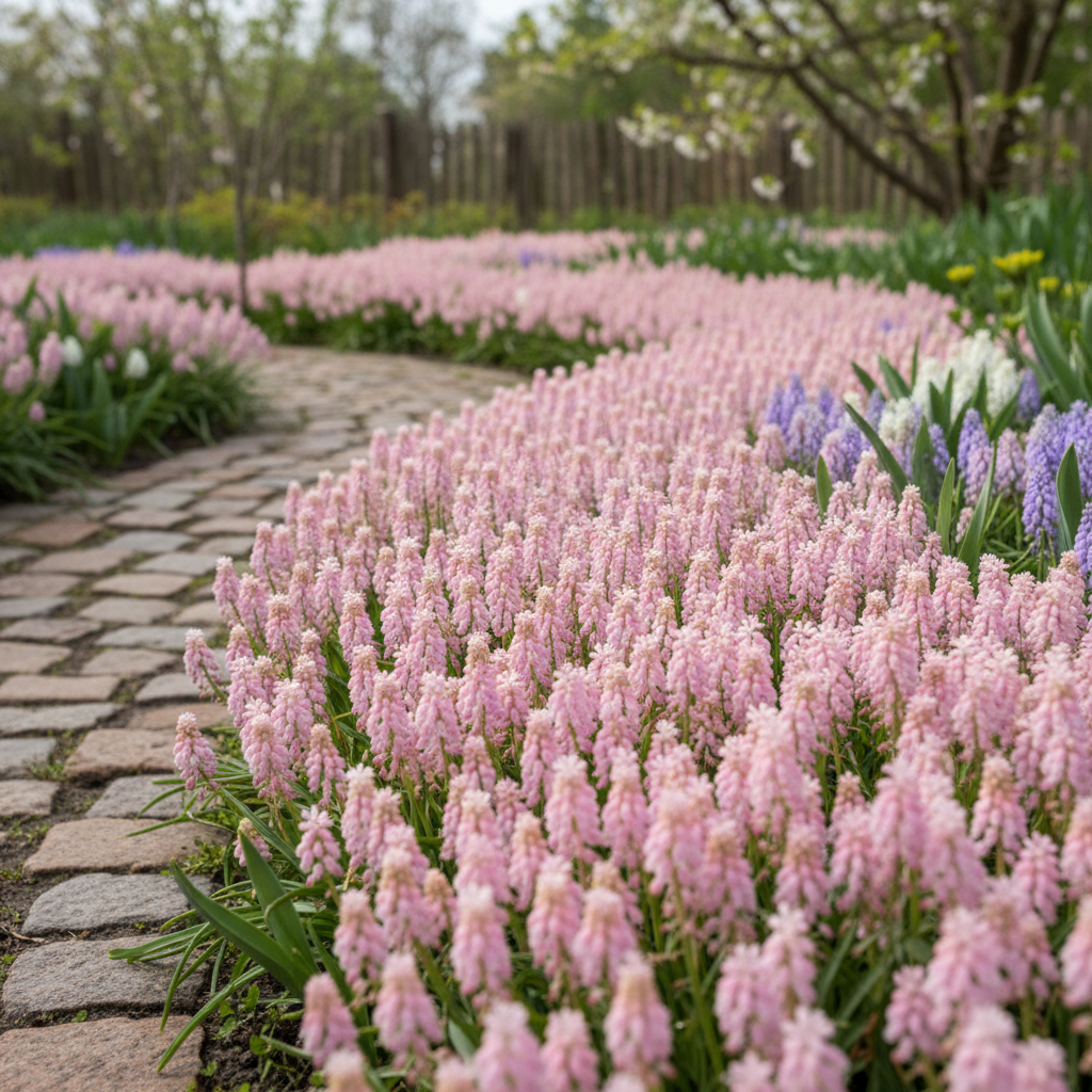 Muscari Pink Sunrise Flower Seeds - Pink Muscari Flower Seeds for Garden