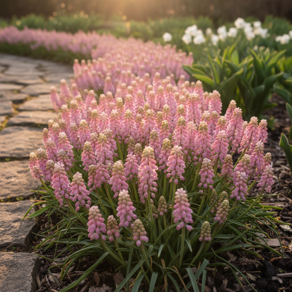 Muscari Pink Sunrise Flower Seeds - Pink Muscari Flower Seeds for Garden