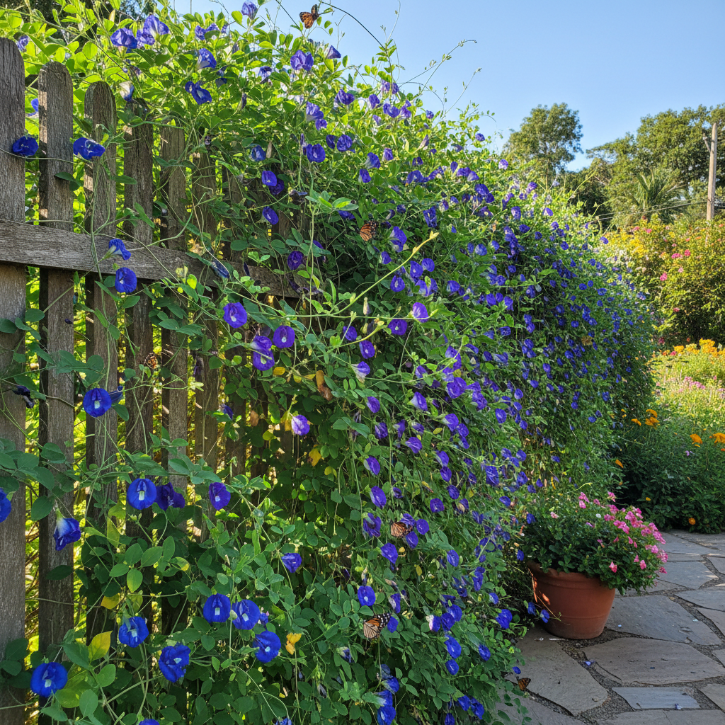 Clitoria Butterfly Pea Flower Seeds for Garden Planting