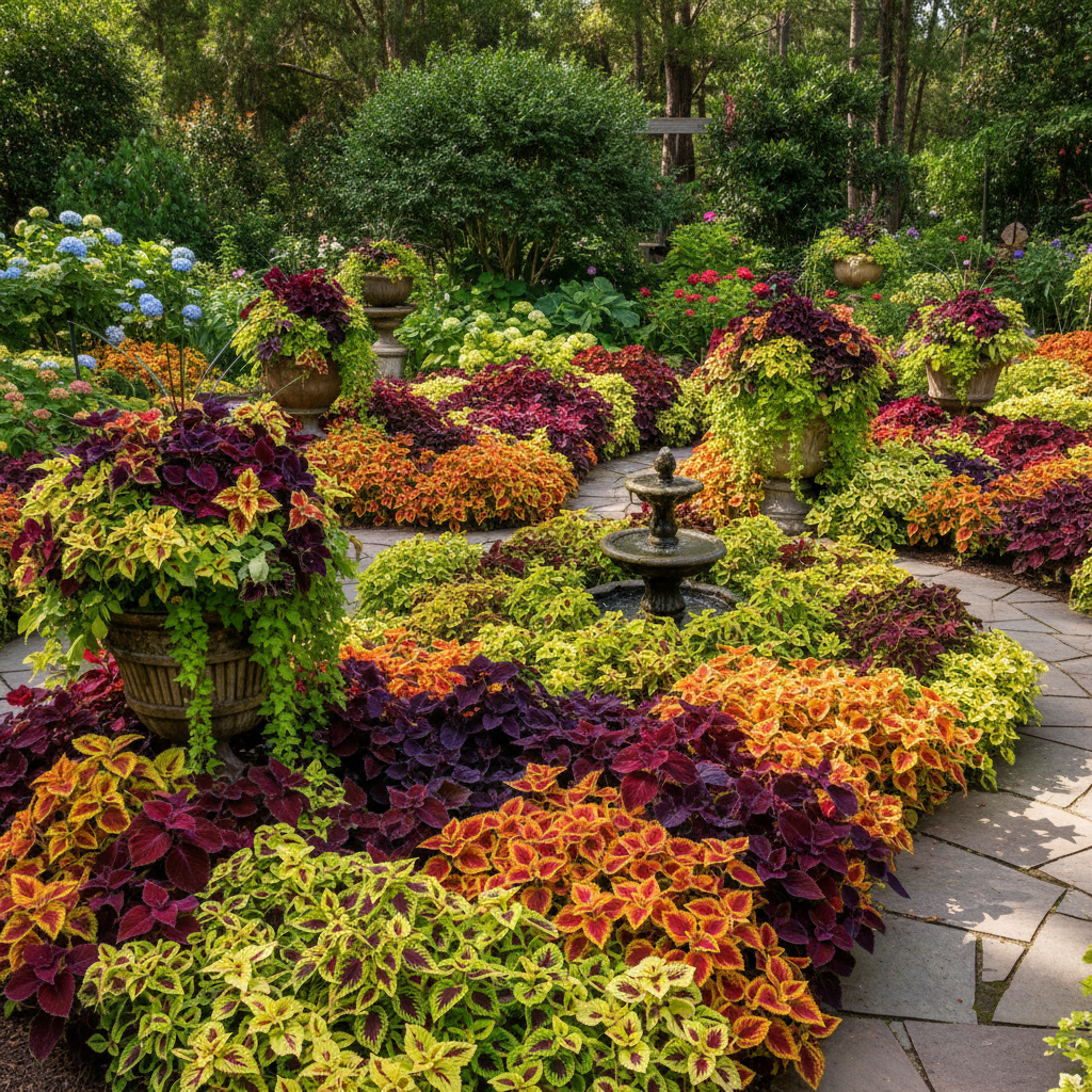 Beautiful Coleus Flower Seeds - Coleus Foliage Seeds for Garden