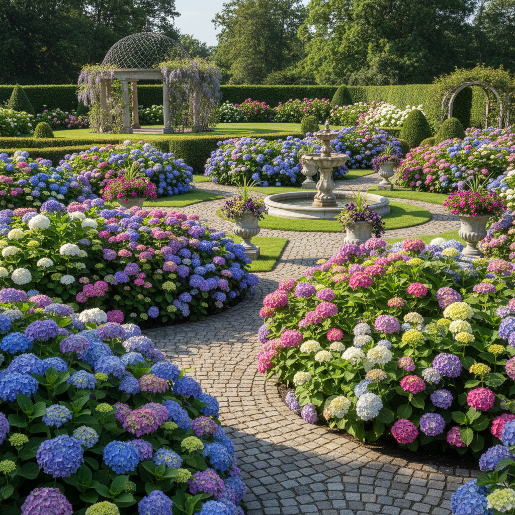 Burgundy Hydrangea Flower Seeds for Planting
