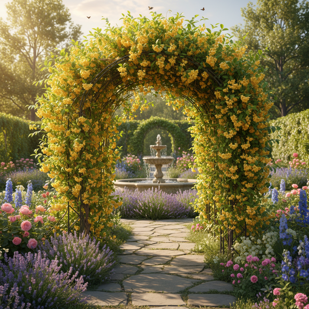 Yellow Jasmine Perennial Vine Flower Seeds - Yellow Jasmine Flower Seeds for Garden