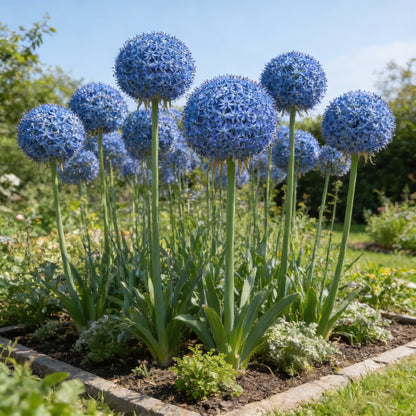 Giant Blue Allium Giganteum Seeds for Planting – Perennial Ornamental Flower