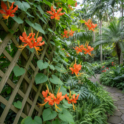 Gloriosa Orange Glory Flower Seeds for Garden Planting