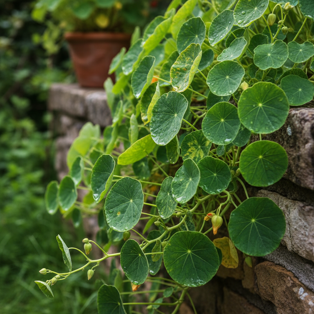 Tropaeolum Azureum Seeds – Blue Climbing Nasturtium for Planting