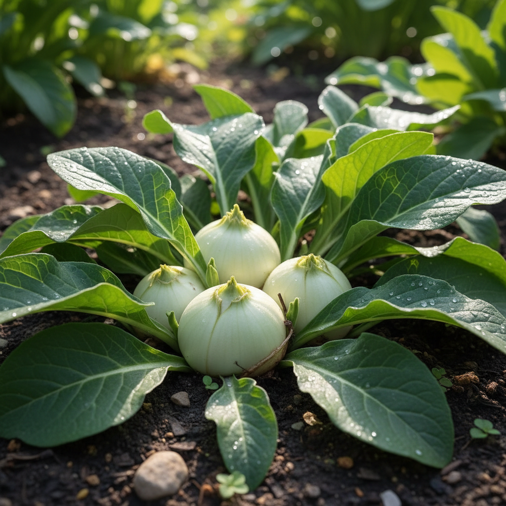 Knol Khol White Desi Vegetable Seeds – Crisp & Nutritious Kohlrabi
