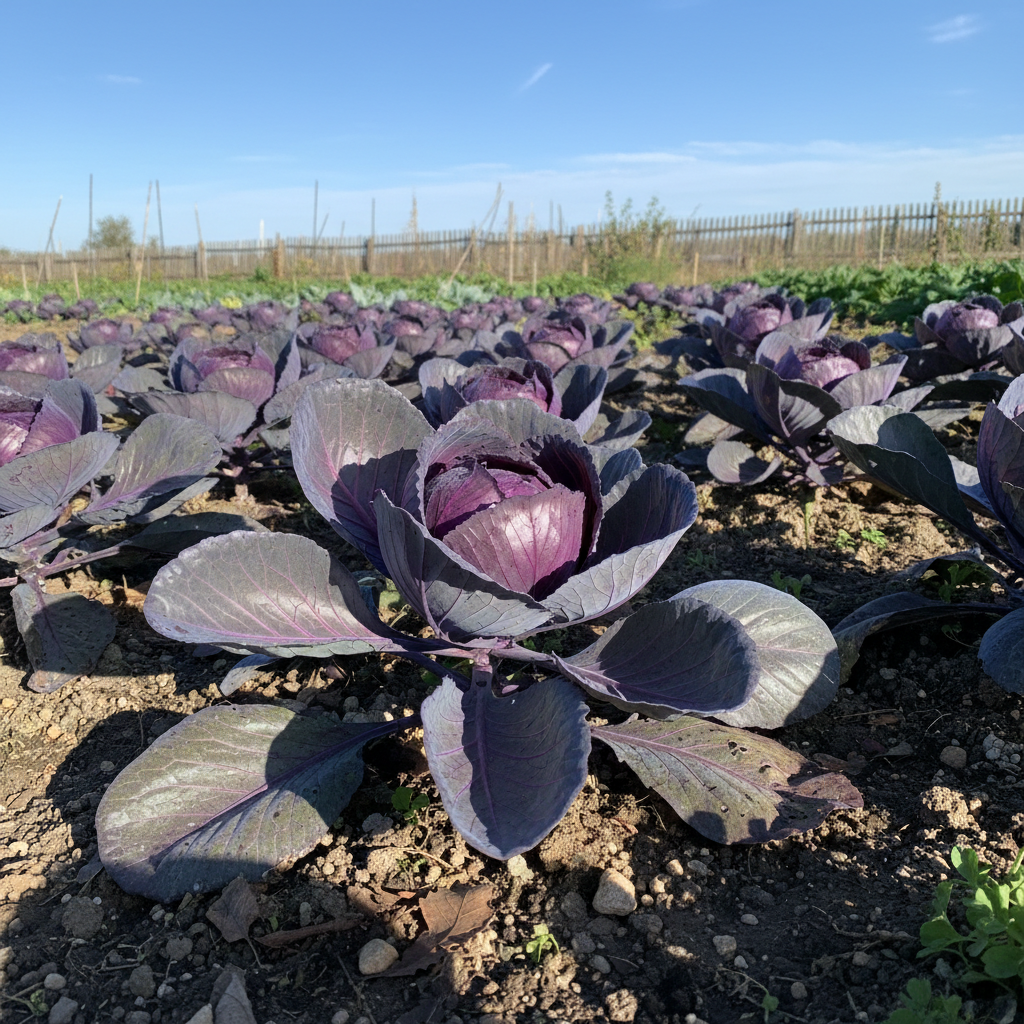 Red Cabbage Vegetable Seeds – Vibrant & Nutrient-Rich Garden Harvest