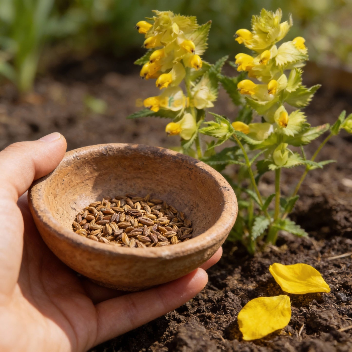 Yellow Rattle Seeds for Planting - Rhinanthus minor