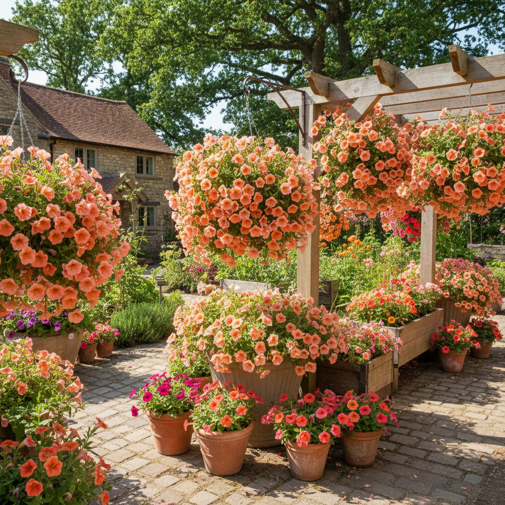 Apricot Petunia Seeds - Apricot Petunia Flower Seeds for Garden