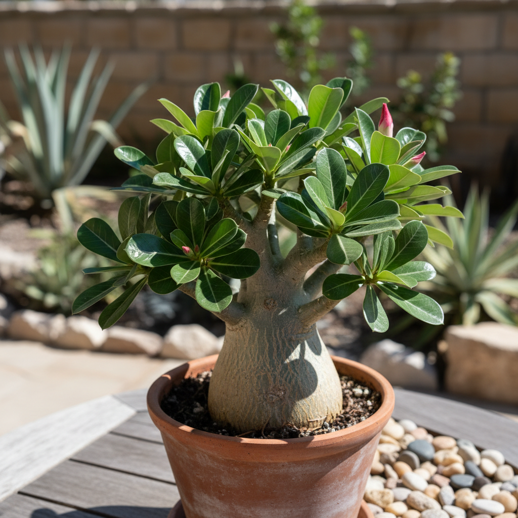 Light Lemon Adenium Flower Seeds - Desert Rose Flower Seeds for Garden