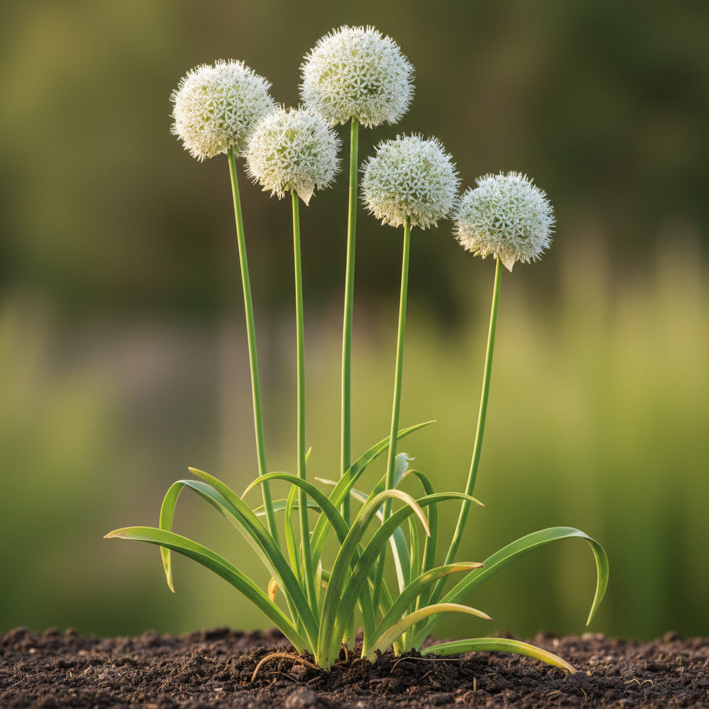 Rare White Allium Mount Everest Seeds for Planting