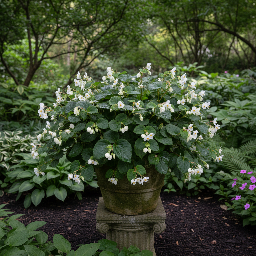 Begonia Grandis Alba Subsp Evansiana Seeds - Begonia Flower Seeds for Garden
