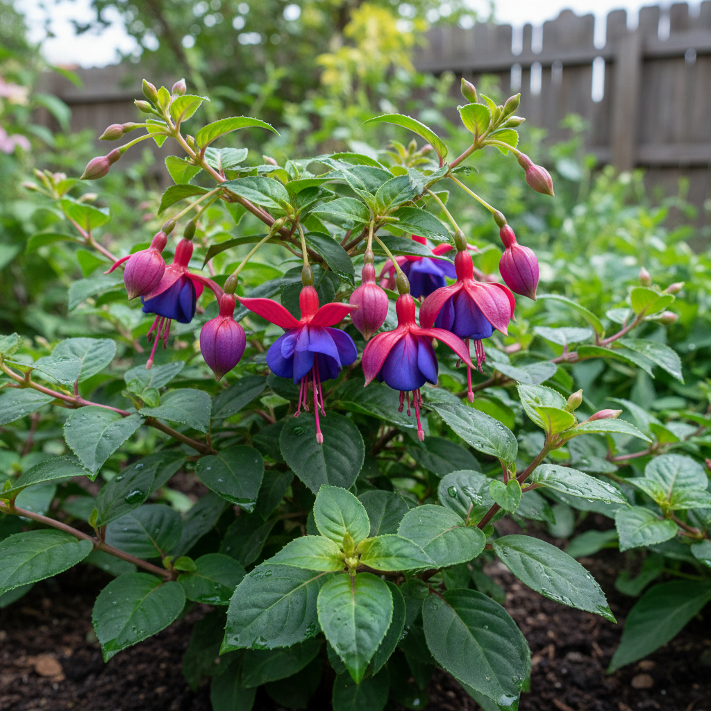 Blue Fuchsia Flower Seeds – Exotic Ornamental Garden Blooms