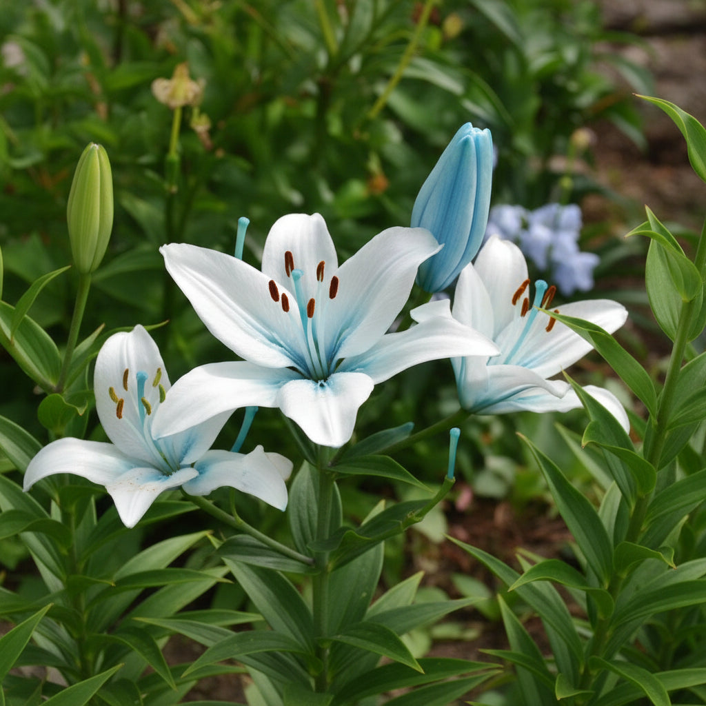 Blue Heart Lily Seeds for Planting – Unique Perennial Garden Flower