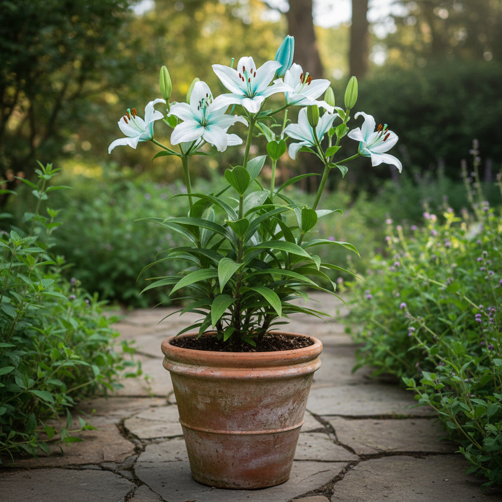 Blue Heart Lily Seeds for Planting – Unique Perennial Garden Flower