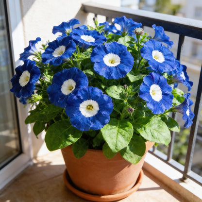 Blue Petunia Seeds for Planting – True Blue Flowering Variety