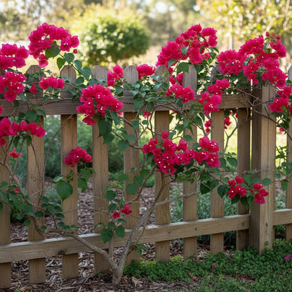 Red Bougainvillea Flower Seeds for Planting – Vibrant Climbing Ornamental Blooms