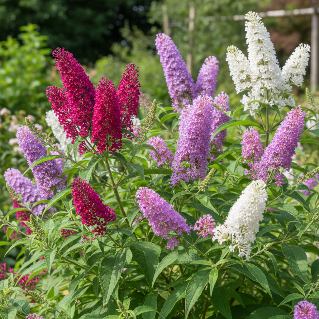 Buddleia Tricolour Butterfly Bush Seeds - Butterfly Bush Flower Seeds for Garden