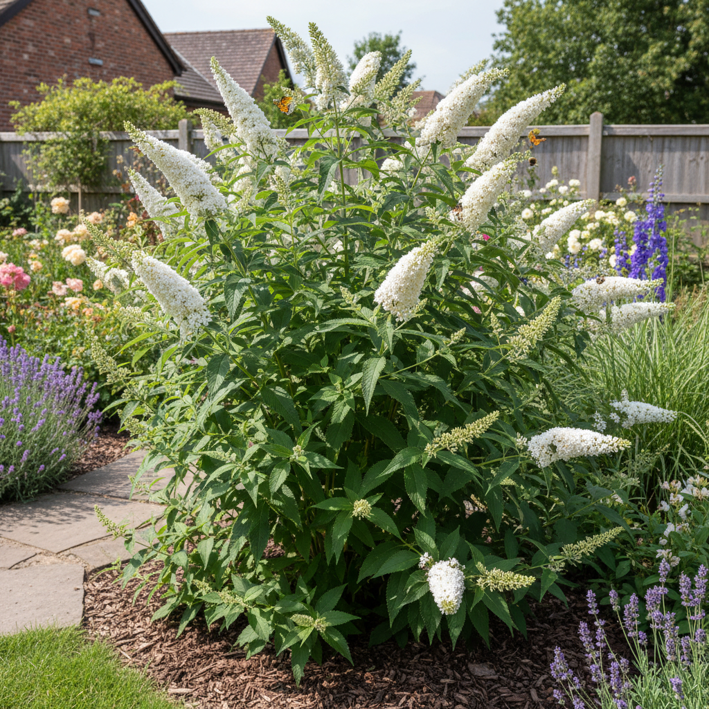 Buddleja Davidii Alba Seeds for Garden Planting